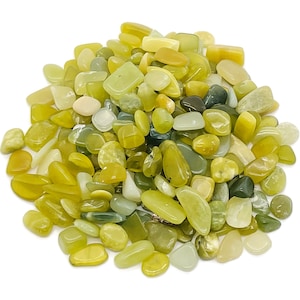 Serpentine Chips – Precious stone Chips – Crystal Semi Tumbled Chips - Bulk Crystal - 7-12mm - CP1203