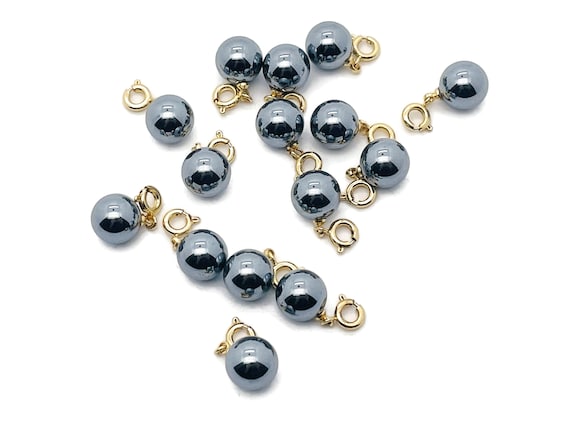 Terahertz Ball Gemstone Pendant – Natural Terahertz Pendant Stone – Jewelry Making – NC1054-7