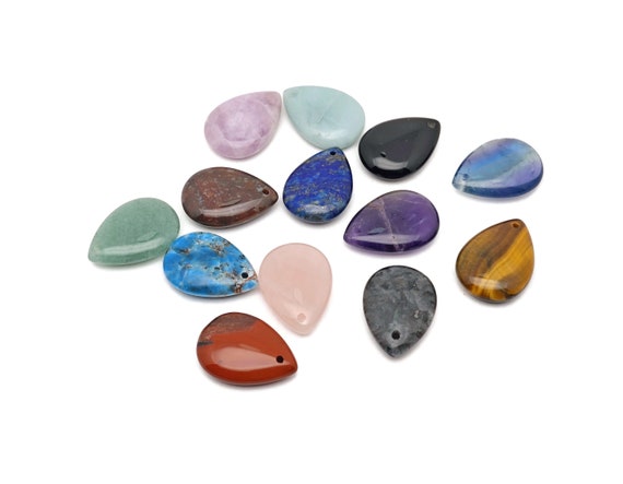 Dainty Drop Crystal Pendants - Gemstone Necklace Pendant - Luxury Gypsy Jewelry - DIY Jewelry Making - DROPMIX
