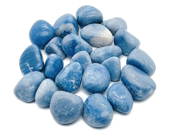 Blue Aventurine Tumbled Stone - Blue Aventurine - Gemstones for Crystal Healing –  TU1138