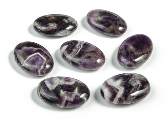 Amethyst Palm Stone - Amethyst Stones – Dream Purple Amethyst Palm Stone - Meditation Worry Stone – 45x35mm - PA1012