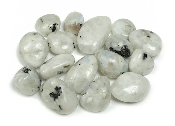 Rainbow Moonstone Tumbled Stone - Polished Tumble Stone - Heal Stone - TU1132