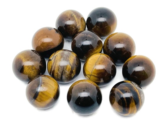 Tiger Eye Sphere Gemstone – Crystal Sphere - Healing Stone – Crystal Ball – Crystal Décor – 20mm - SP1006
