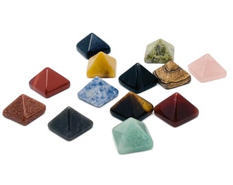 Pirámide de Cristal – Pirámide de Cristal – Cristal Curativo – Piedra Preciosa de Cristal - PYMIX