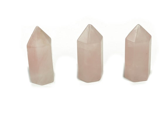 Rose Quartz Obelisk Tower – Love Wand – Obelisk Rose Quartz – Natural Rose Quartz Crystal – Healing crystal Tower – 3.5cm – TW1093