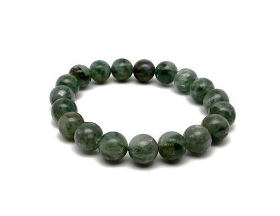 Chlorite Gemstone Bracelet - AAA Premium Quality Crystal Bracelet - Men&Women Stretchy Bracelet - Gift for Her - Crystal Healing - AA1008