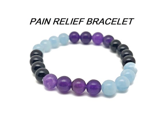 Pain Relief Gemstone Bracelet - Handmade Crystal Bracelet - Men&Women Stretchy Bracelet - Gift for Her - Choose Your Bracelet - YY1024