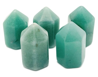 Aventurine Obelisk Tower – Gemstone Tower – Tower Crystal – Hand Carved Crystal Point – Healing Crystal – 25mm – TW1081