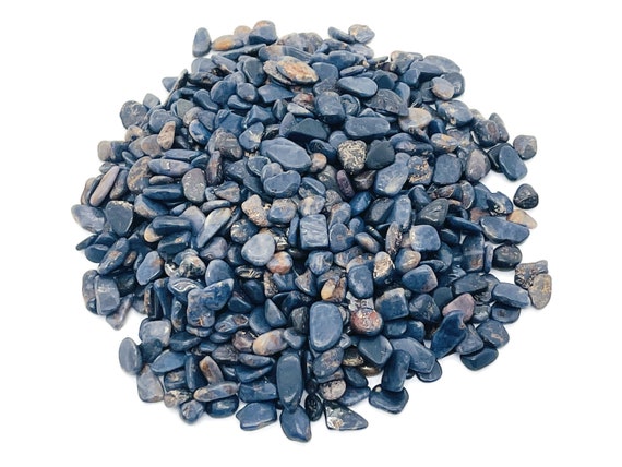 Sapphire Chips – Gemstone Chips – Crystal Semi Tumbled Chips - Bulk Crystal - 4-7mm - CP1202