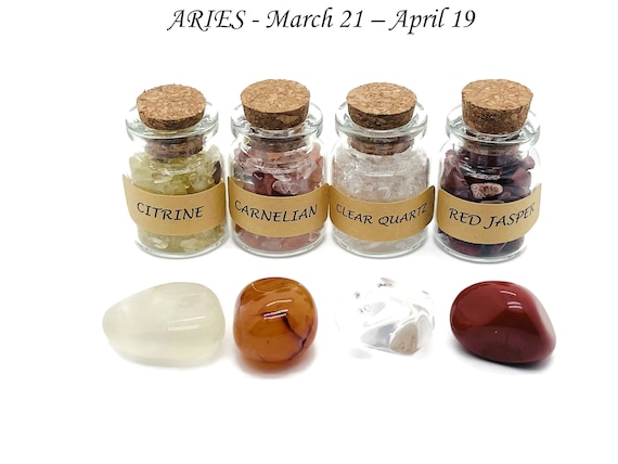 Aries Zodiac Crystal - Aries Birthstone - Choose Crystal Chips and Tumbled Stone - Healing Stone - Stones Of For You - ARIES