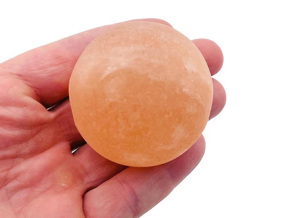 Himalayan Salt Sphere Stone A++ – Crystal Ball - Healing Crystal Stones – Crystal Décor – 50-55mm - TO1003