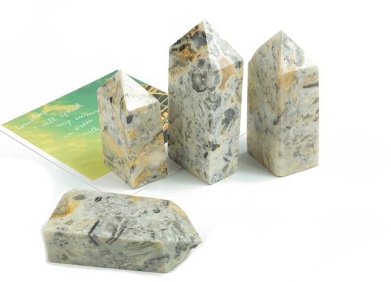 Phoenix Agate Obelisk Tower Stone - Point Phoenix Agate Natural Healing Crystal - Decor - TW1043