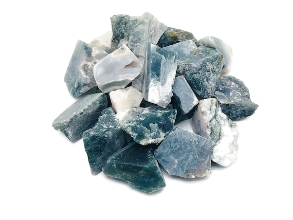 Raw moss agate for sale best sale