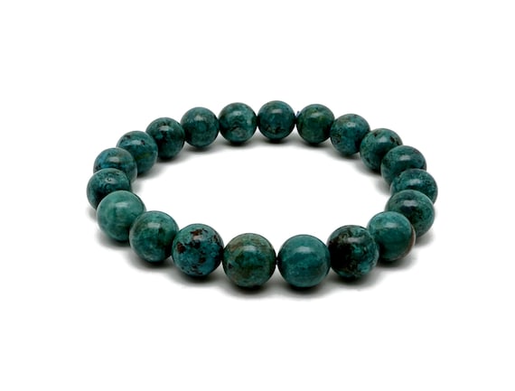 Turquoise Gemstone Bracelet - AAA Premium Quality Crystal Bracelet - Men&Women Stretchy Bracelet - Crystal Healing - AA1022