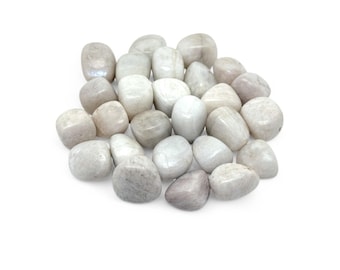 White Moonstone Tumbled Stone - White MoonStone Crystal -Crystal Moonstone - TU1246