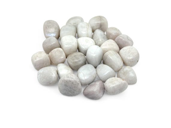 White Moonstone Tumbled Stone - White MoonStone Crystal -Crystal Moonstone - TU1246