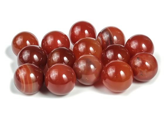 Carnelian Sphere Stone – Carnelian Sphere Crystal Ball - Healing Crystals Stones - Natural Carnelian Sphere – 20mm - SP1004