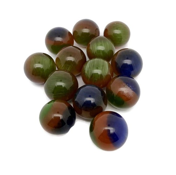 Tri-Color Cats Eye Sphere Gemstone – Crystal Sphere - Healing Stone – Crystal Ball – Crystal Décor – 20mm - SP1103