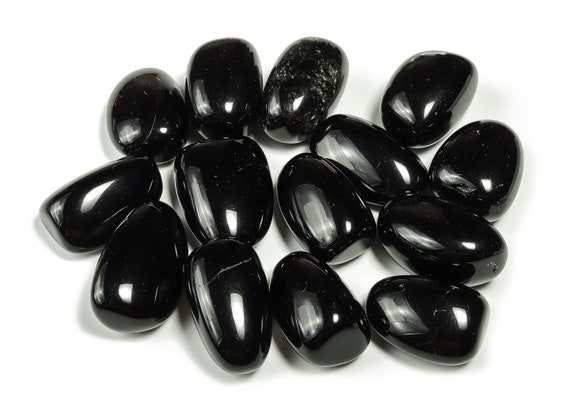 Obsidian Tumbled Stone - Natural Gemstone - Loose Gemstone - Natural Stone - Black Obsidian Gemstone – TU1119