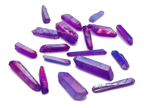 Purple Aura Quartz Point Gemstone - Point Purple Aura Stone – Purple Aura Gemstone - Loose Gemstone - RA1148