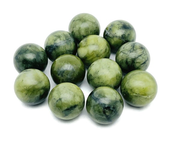 Nephrite Jade Sphere Stone - Healing Crystals Stones - Home Decor – 20mm - SP1040
