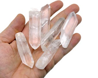 Pierre gemme de quartz clair - Pierre de quartz transparent - Pierre de cristal clair - Décoration cristal - RA1134
