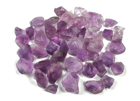 Amethyst Raw Gemstone - Raw Amethyst Stone - Purple Gemstones - Natural Purple Crystal– Healing Stone - RA1002