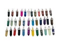 Natural Crystal Point Pendant - Point Pendulum - Wholesale Bulk Point - Healing Crystal Pendant - 33mm -PPMIX