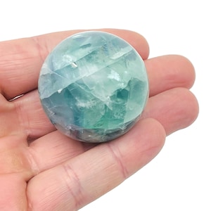 Fluorite Sphere Stone A++ – Fluorite Crystal Ball - Healing Crystal Stones – Crystal Décor – 40-50mm - BA1001