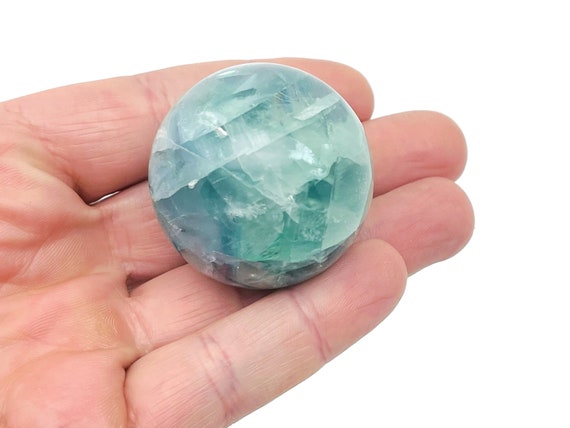 Fluorite Sphere Stone A++ – Fluorite Crystal Ball - Healing Crystal Stones – Crystal Décor – 40-50mm - BA1001