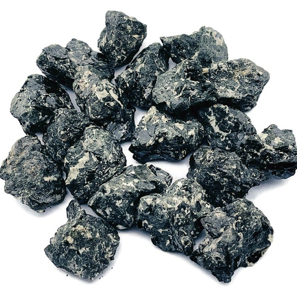 Black Star Diopside Stone Raw – Rough Black Star Diopside Stone - Natural Stone - Chunk Gemstone - Healing Crystal - RA1217