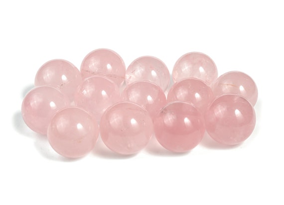 Rose Quartz Sphere Stone - Crystal Ball - Healing Crystal Stones – Natural Pink Quartz Sphere – Crystal Décor – 20mm - SP1002