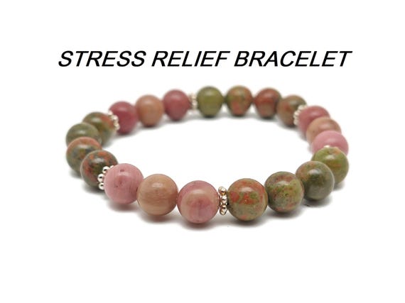 Stress Relief Gemstone Bracelet - Handmade Crystal Bracelet - Men&Women Stretchy Bracelet - Gift for Her - Choose Your Bracelet - YY1040