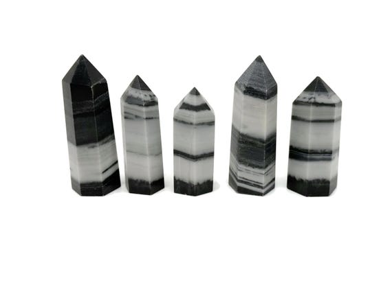 Tai Chi Jade Obelisk Tower Stone - Yin Yang Jade Gemstone Tower - Meditation Gemstone - Crystal Gifts - Home Crystal Decor - TW1110