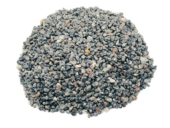 Yooperlite Chips – Fluorescent Sodalite Chips – Crystal Semi Tumbled Chips - Bulk Crystal - 2-6mm  - CP1212