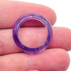 Amethyst Ring - Crystal Ring – Natural Amethyst - Jewelry Making Supplies - RI1010