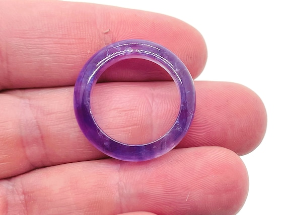 Amethyst Ring - Crystal Ring – Natural Amethyst - Jewelry Making Supplies - RI1010