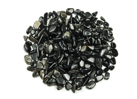 Golden Obsidian Chips – Gemstone Chips – Crystal Semi Tumbled Chips - Bulk Crystal - 7-15mm - CP1060