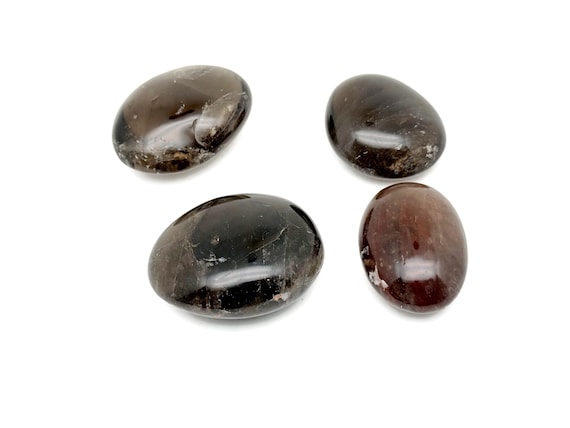 Smoky Quartz Palm Stone – Spa GemStone –Natural Gemstone – Relaxing - Worry Stone - Energy Gemstone - PA1055