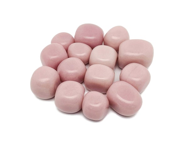 Pink Luminous Tumble Stone - Glow Luminous Stone - Healing Gemstone – Heart Chakra Crystal – TU1299