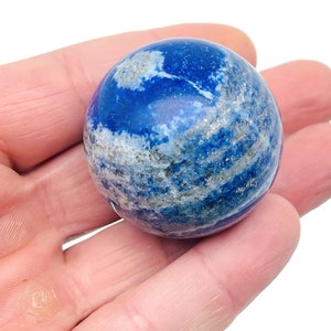 Lapis Lazuli Sphere Stone A++ – Crystal Ball - Healing Crystal Stones – Crystal Décor – 40-50mm - BA1007