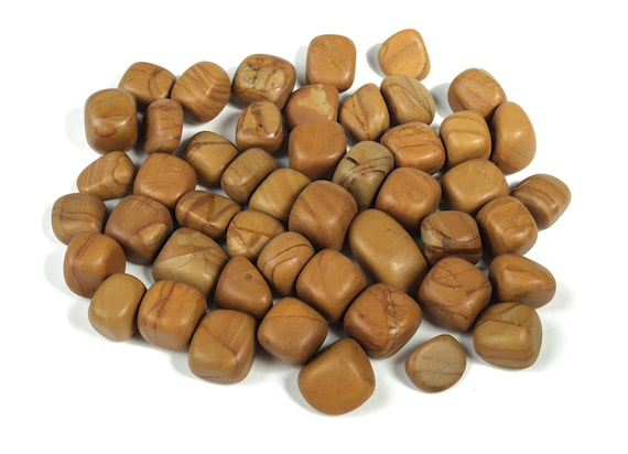 Walnut Jasper Tumbled Stone - Wood Jasper Gemstone - Loose Gemstone - Natural Tiger Skin Jasper - TU1097