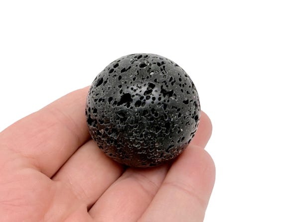 Lava Sphere Stone A++ – Crystal Ball - Healing Crystal Stones – Crystal Decor – 40-50mm - BA1060
