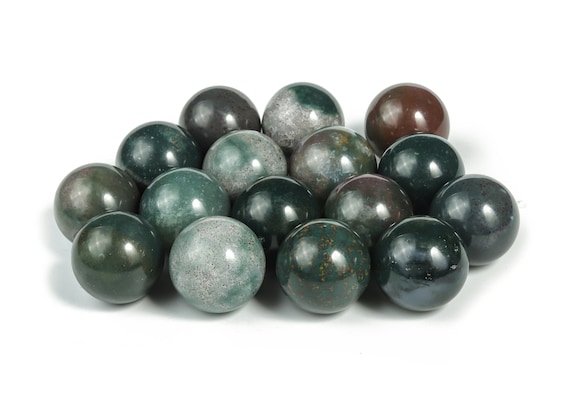 Moss Agate Sphere Stone - Sphere Moss Agate Stone - Natural Gemstone – Sphere Crystals Stones – Crystal Balls – 20mm - SP1008