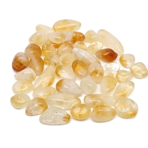Brazilian Citrine Quartz Tumbled Stone A++ – Polished Citrine – Healing Crystal Stone – Citrine Gemstone - TU1313
