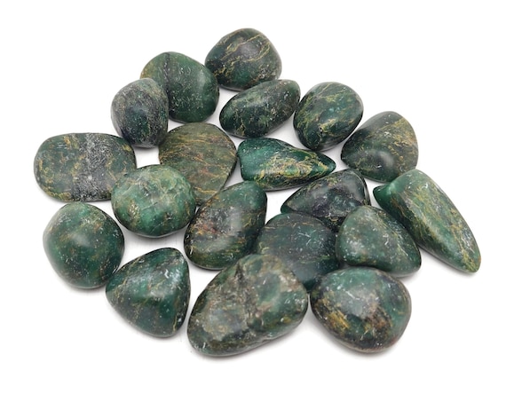Emerald Quartz Tumbled Stone - Gemstone Emerald - Heart Chakra Crystal - Natural Emerald - Wholesale Bulk - TU1331