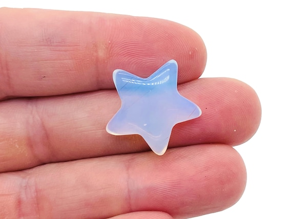 Opalite Star Gemstone – Star Carving Star – Mini Star Crystal Stone – Healing crystal – 2cm – ST1007