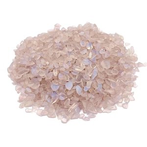 Pink Opalite Chips – Gemstone Chips – Crystal Semi Tumbled Chips - Bulk Crystal - 5-7mm - CP1240