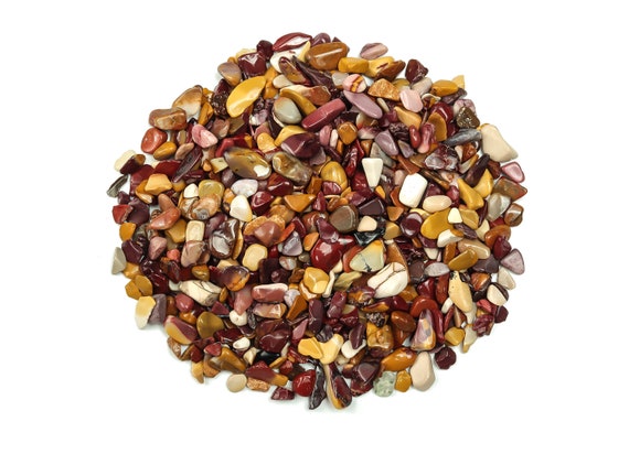 Mookaite Jasper Chips – Gemstone Chips – Crystal Semi Tumbled Chips - Bulk Crystal - 7-15mm  - CP1120