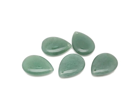 Aventurine Dainty Drop Crystal Pendants - Gemstone Necklace Pendant - Luxury Jewelry - DIY Jewelry Making - NC1645